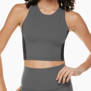 Aritzia color Black/Coal Grey TnaSLICK™ Pivot Sports Tank